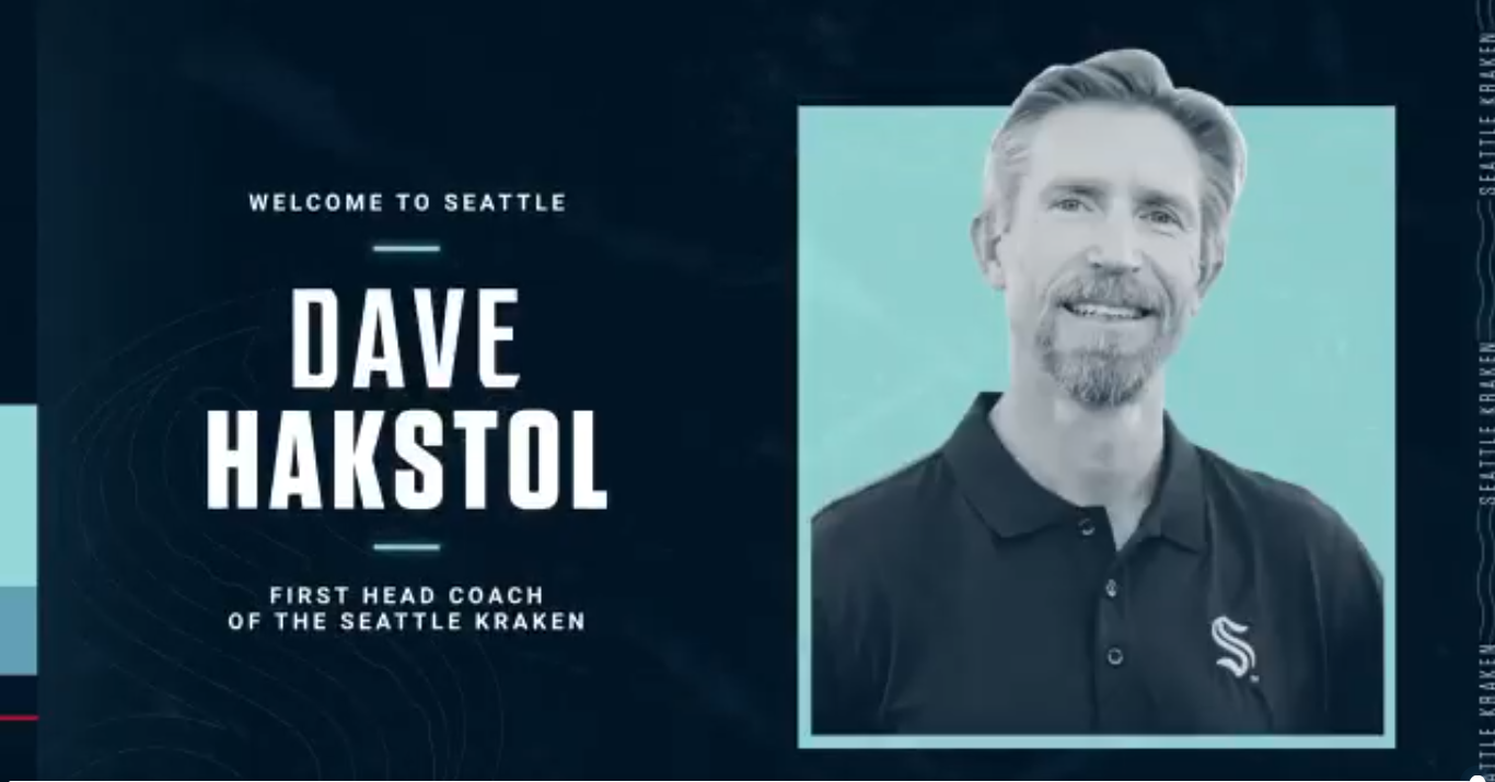 Dave Hakstol é o primeiro treinador da história do Kraken