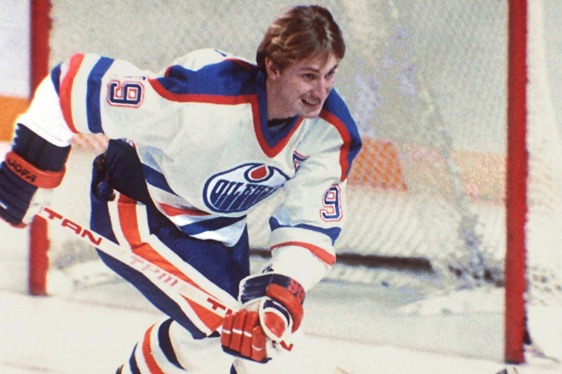 Wayne Gretzky Skating