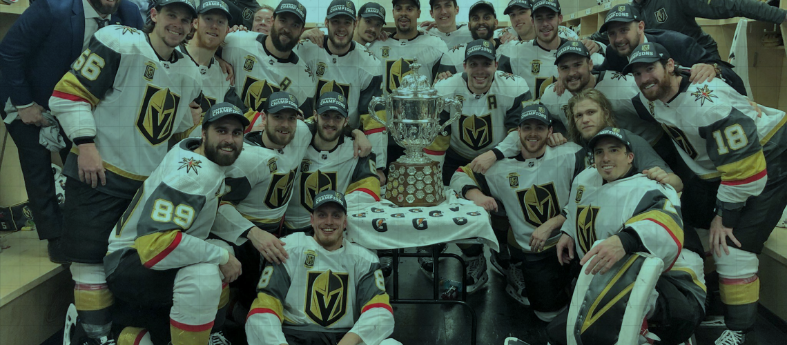 Vegas Golden Knights campeões da Conferência Oeste da NHL em 2018